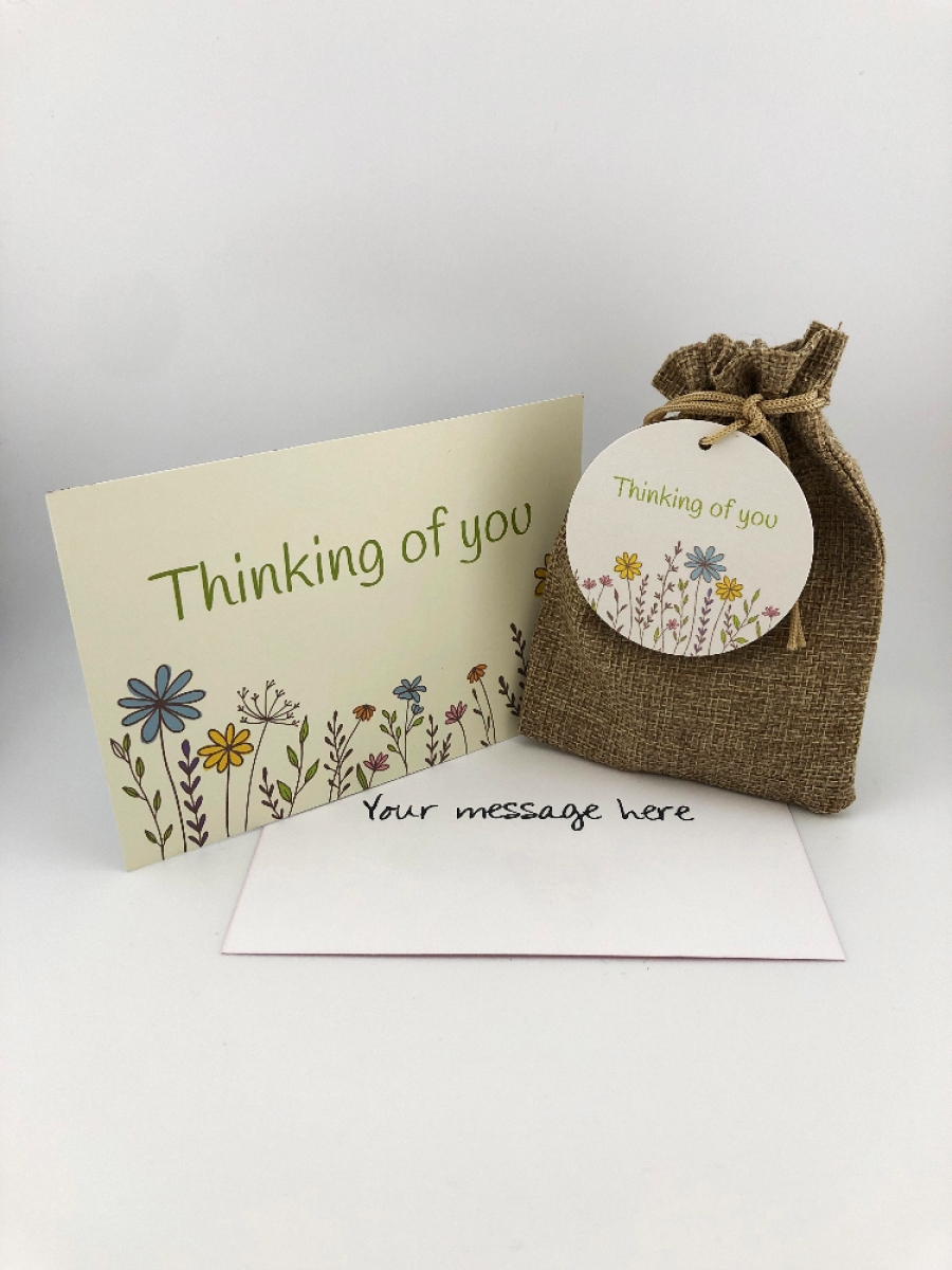 Sympathy Wildflower Seed Ball Gift Bag with Message Card - Thinking of You
