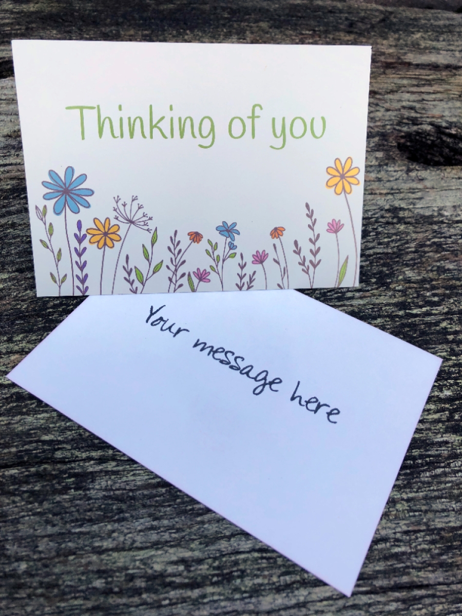 Sympathy Wildflower Seed Ball Gift Bag with Message Card - Thinking of You