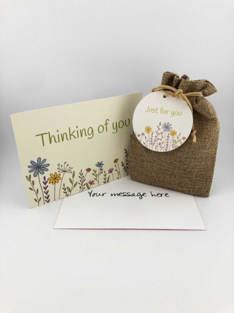 Sympathy Wildflower Seed Ball Gift Bag with Message Card - Just for You