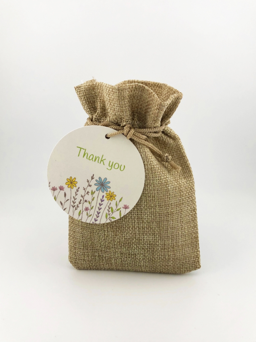 Thank You Wildflower Seed Ball Gift Bag with Just for You Card