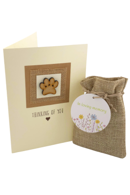 Pet Sympathy Card & Wildflower Seed Ball Gift
